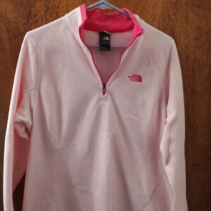 The North Face Light Pink Fleece Pullover